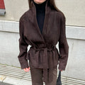 Wildlederjacke