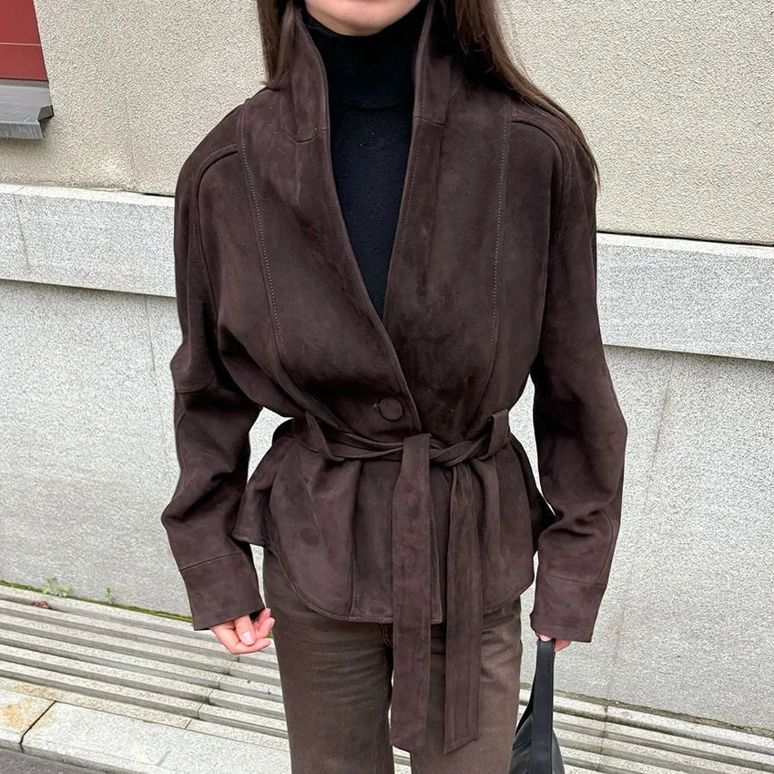 Wildlederjacke
