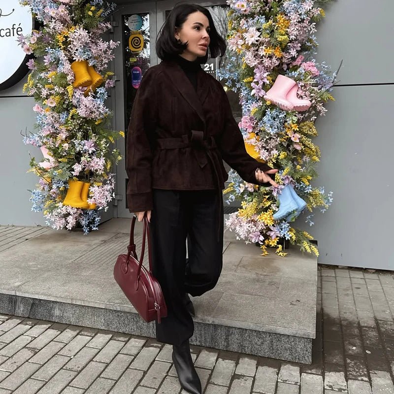 Wildlederjacke