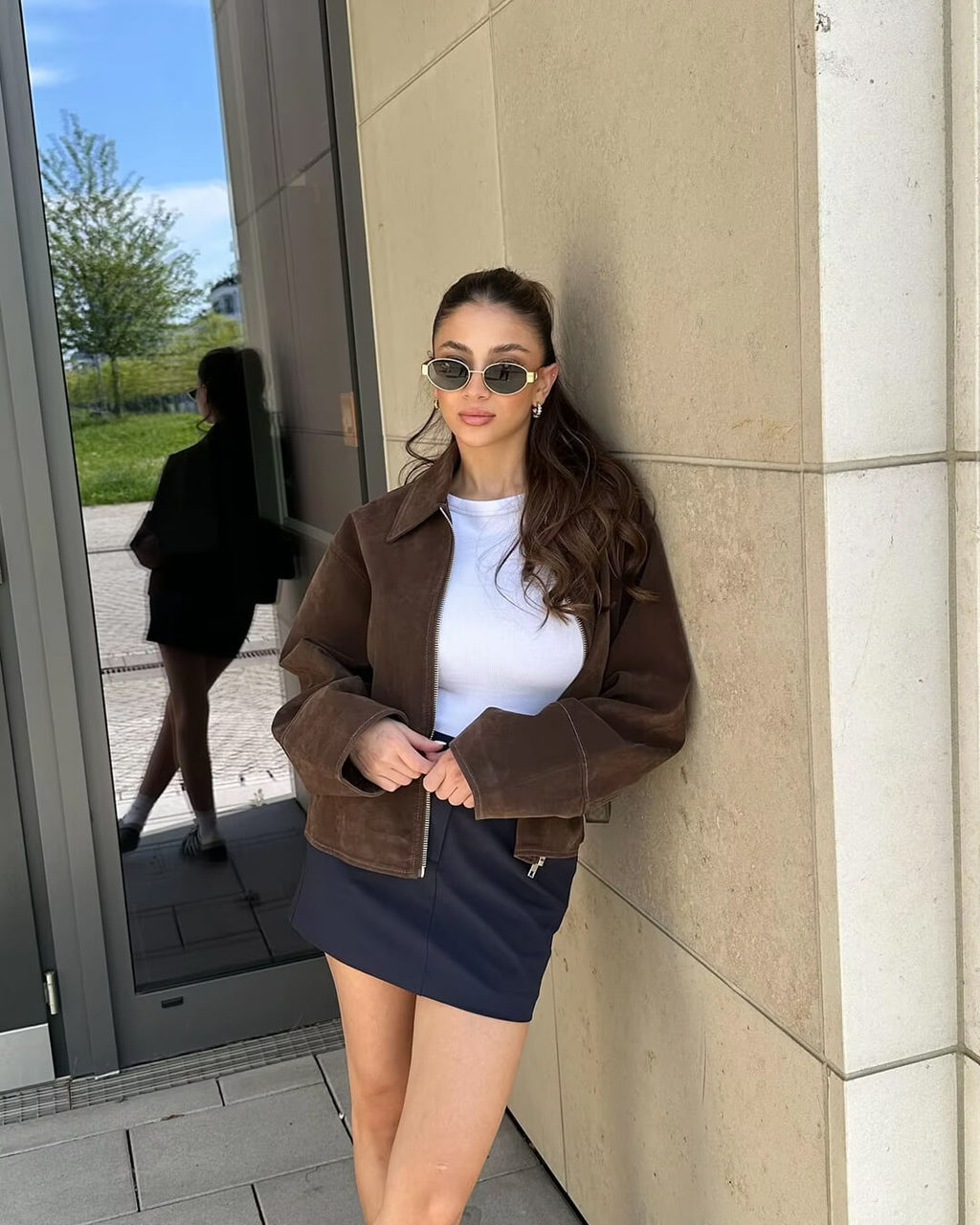 Wildlederjacke