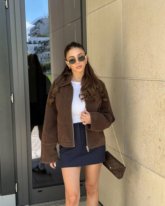 Wildlederjacke