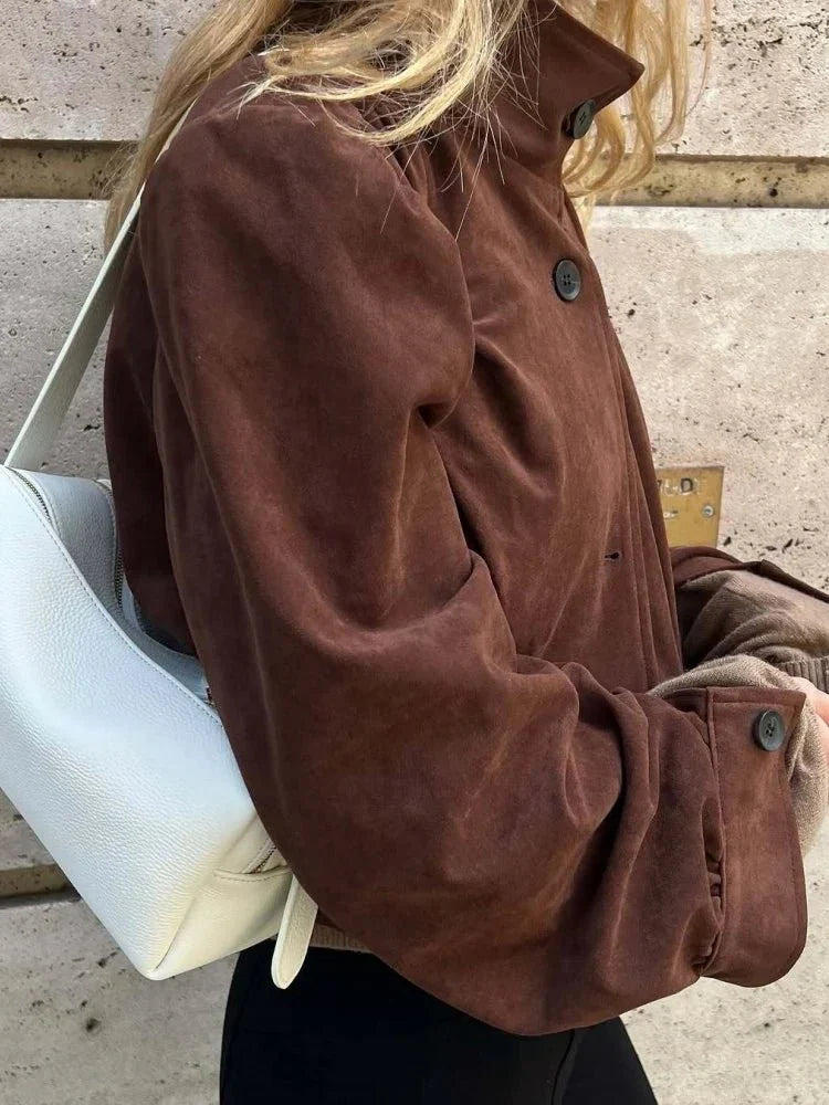 Wildlederjacke