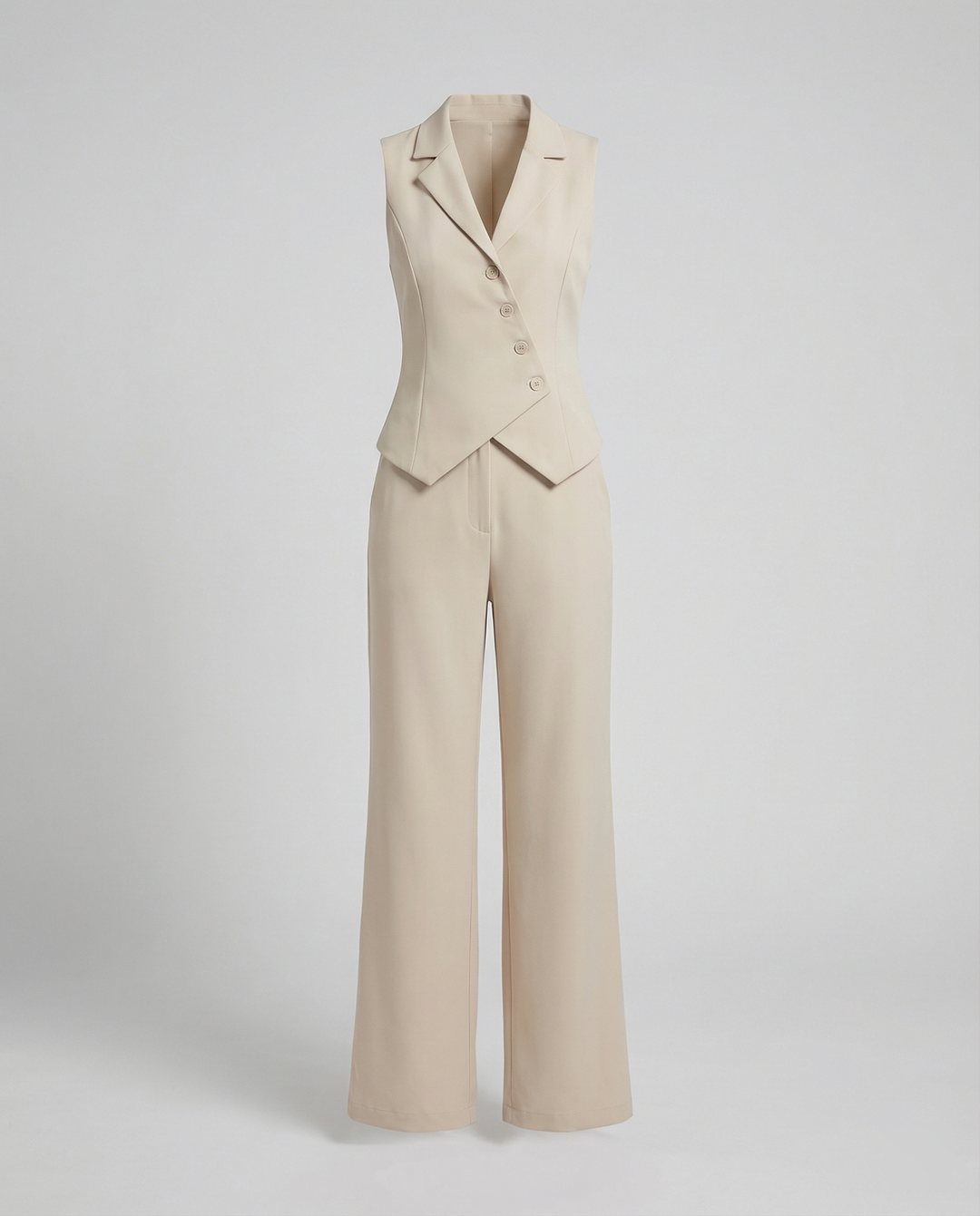 Elegantes Jumpsuit Satz für Jeden Anlass Damen Anzug