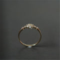 Glänzender Zirkon Exquisite Schneeflockenring | Shop Nory