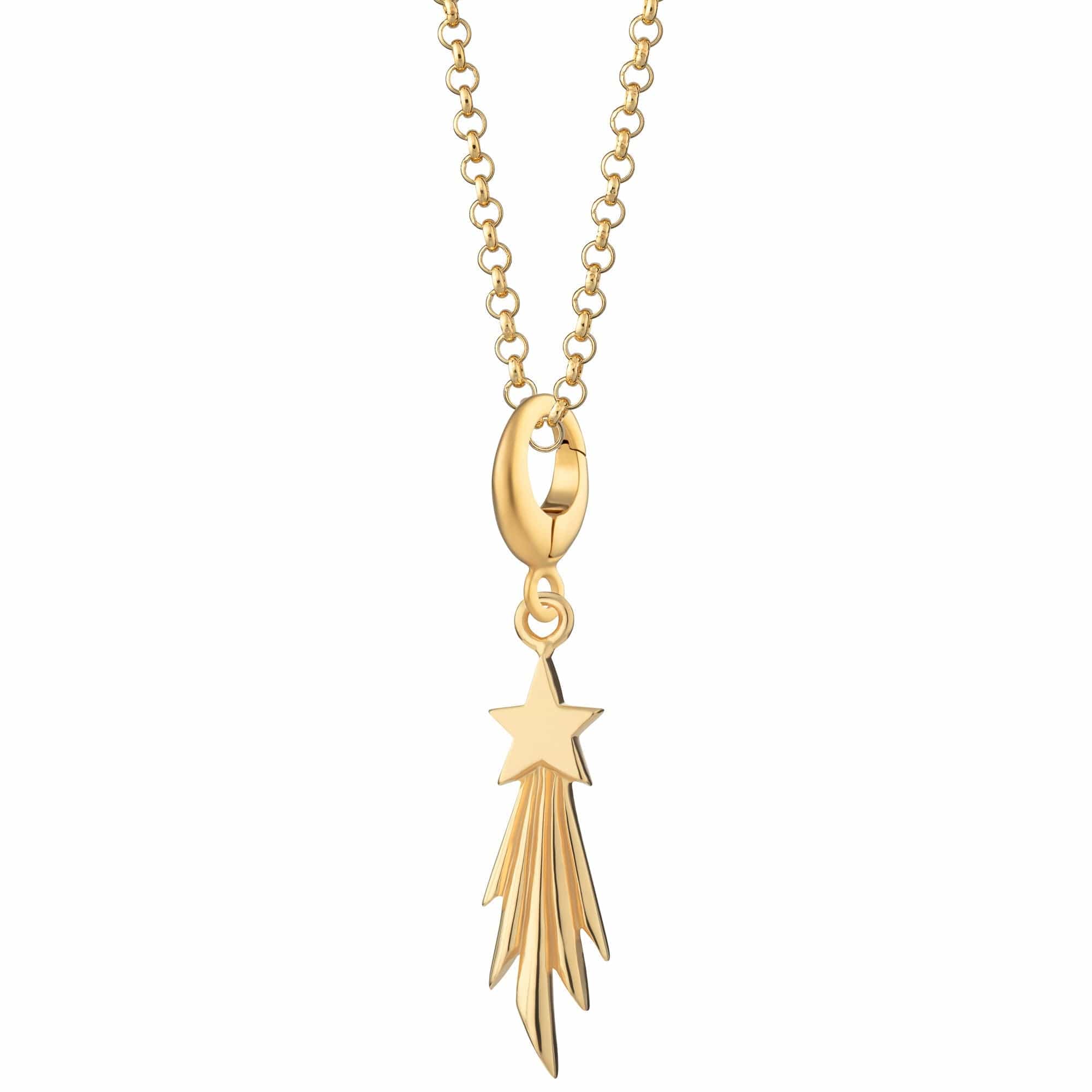 Gold Shooting Star Charm Halskette | Shop Nory