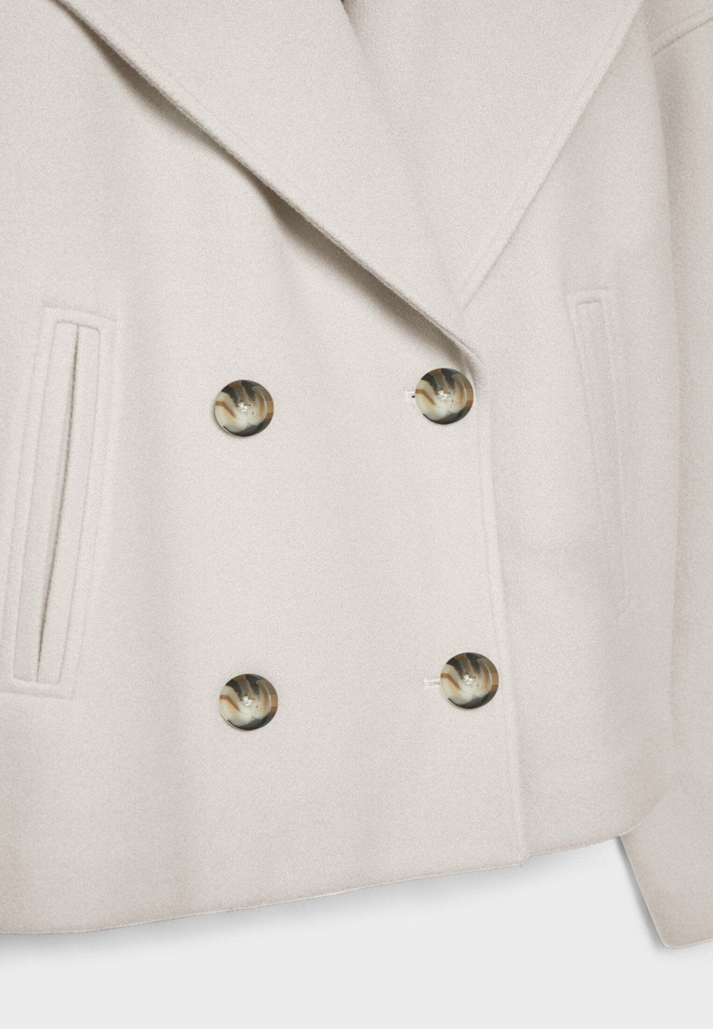 Damen Jacke mit Kurzschnitt & Doppelreiher | ShopNory