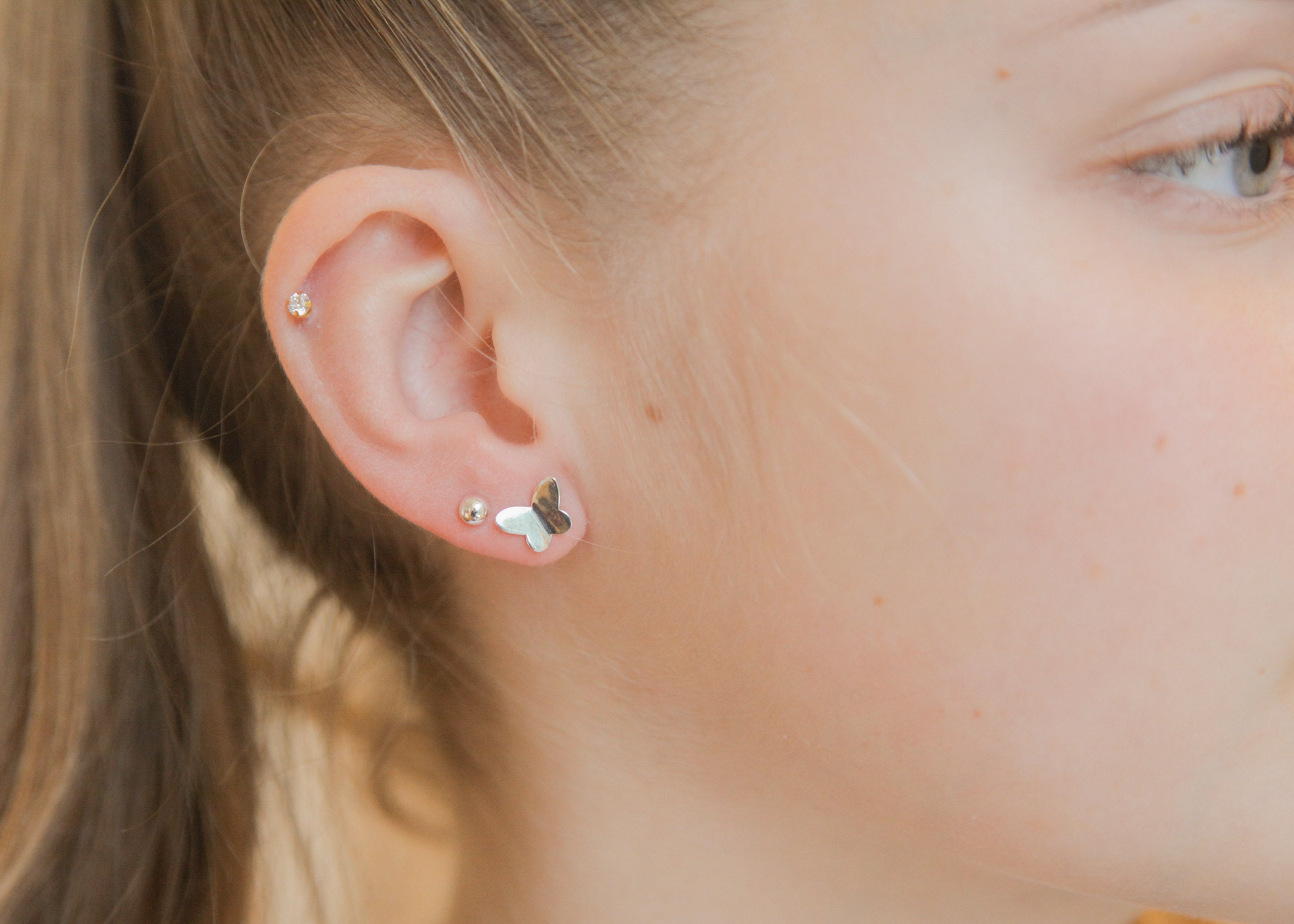Silber Ohrringe „Schmetterling“ – 925 Sterling Silber | Shop Nory