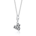 Silber ABC Bauklotz Charm Halskette | Shop Nory