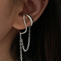 Lange Quasten Kette Keine Piercing Ohrringe | Shop Nory