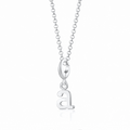 Silber Buchstaben Charm Halskette | Shop Nory