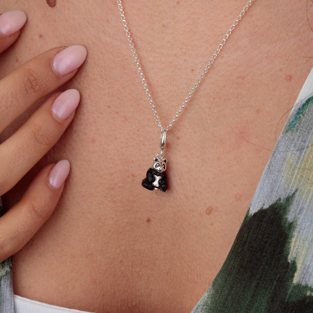 Silber Panda Charm Halskette | Shop Nory