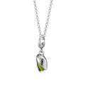 Silber Pistazien Charm Halskette | Shop Nory