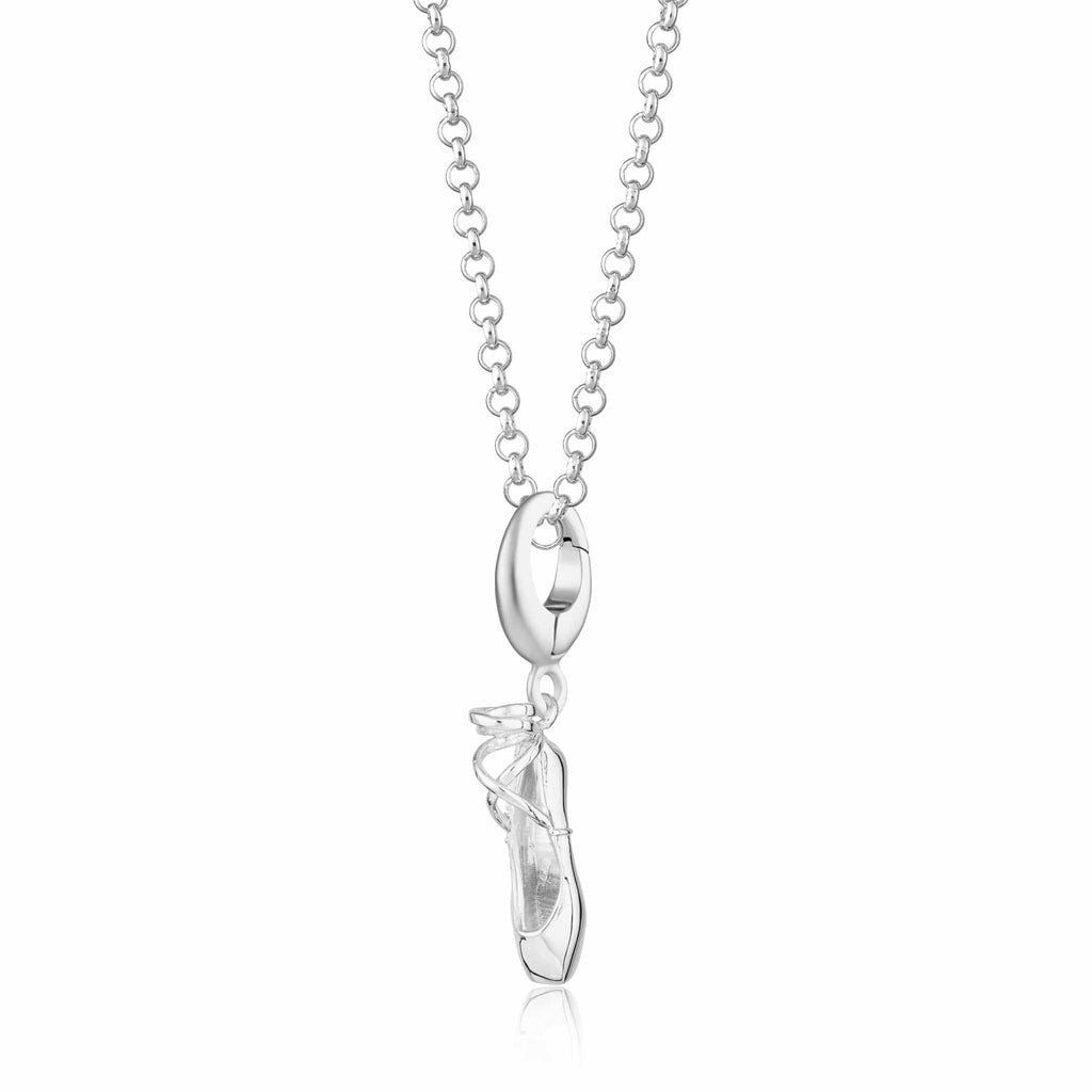 Silver Pointe Ballettschuh Charm Halskette | Shop Nory