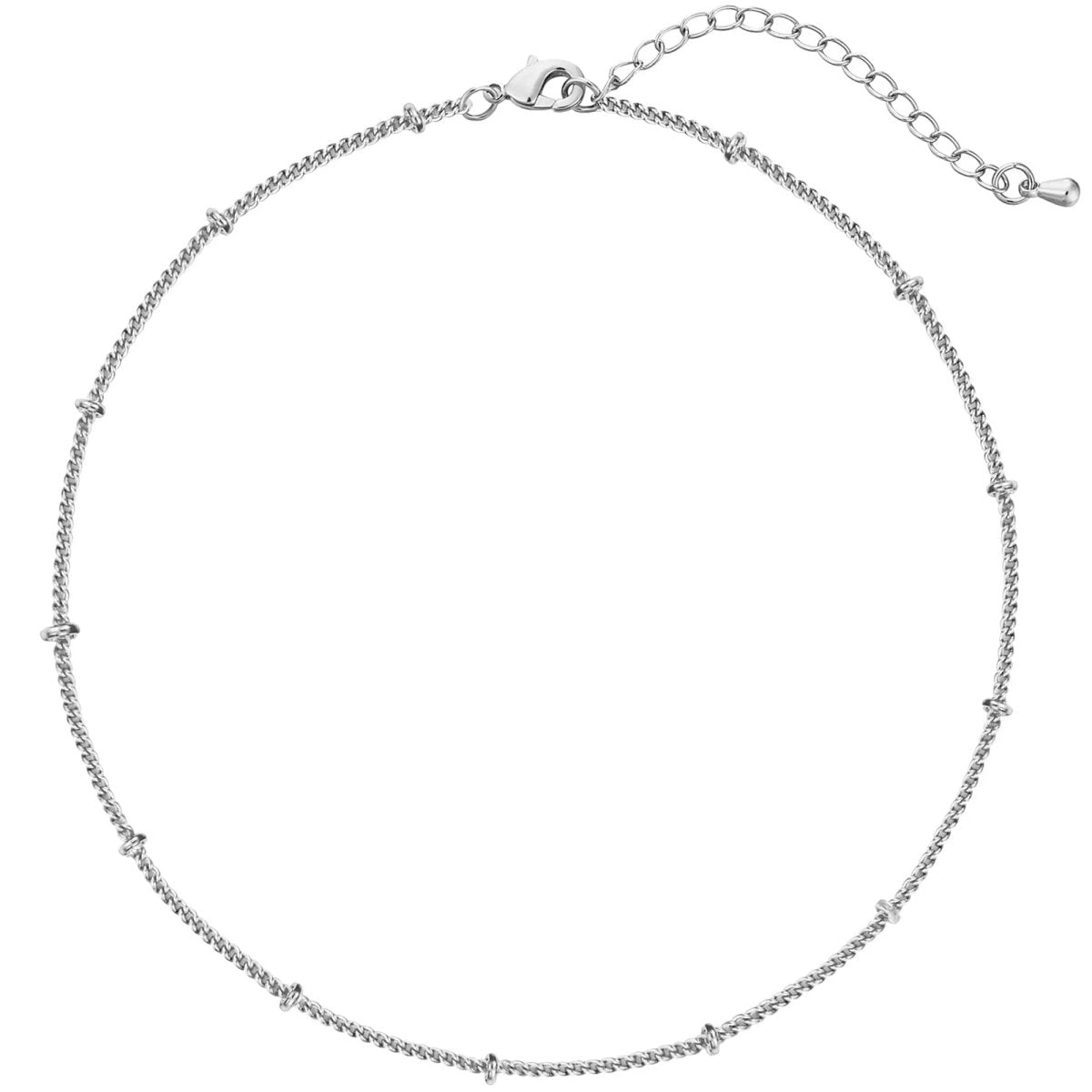 Silberne Satelliten-Fußkettchen | Shop Nory