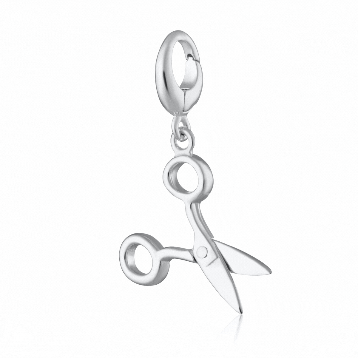 Silberne Scheren Charm-Halskette | Shop Nory