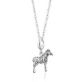 Silber Zebra Charm Halskette | Shop Nory