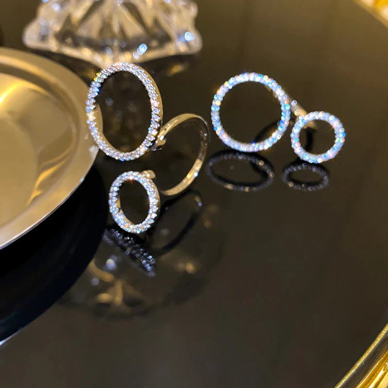 Einfach Zart Klein Und Groß Rund Kreis Ring | Shop Nory