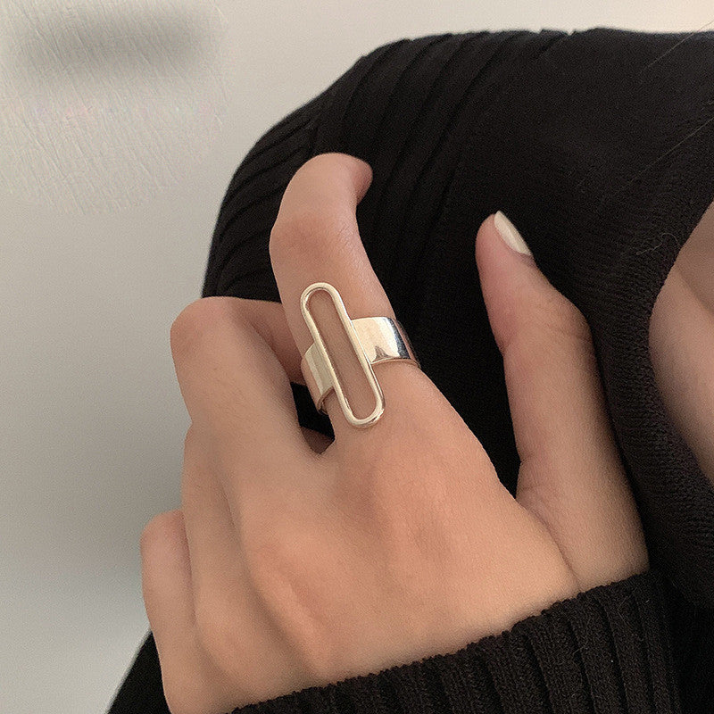 Einfacher geometrischer Bogenring | Shop Nory
