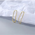 Einfache geometrische Quastenohrringe | Shop Nory