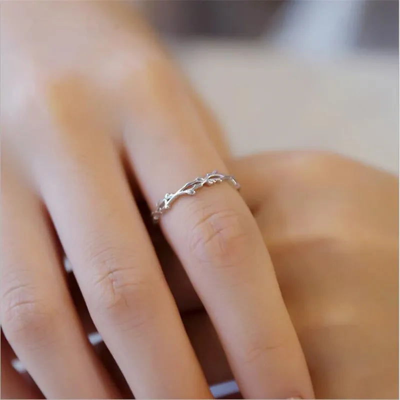Exquisite Twig Dornblatt Äste Ringe | Shop Nory