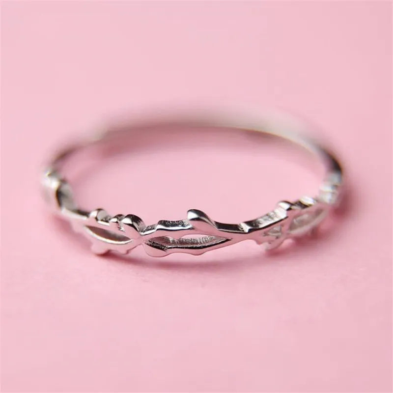 Exquisite Twig Dornblatt Äste Ringe | Shop Nory