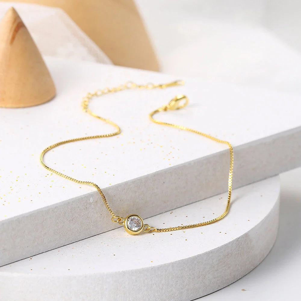 Einfaches Zirkon Strandaccessoire Armband | Shop Nory