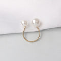 Simulierte Perlen Verstellbare Ringe Offene Ringe | Shop Nory