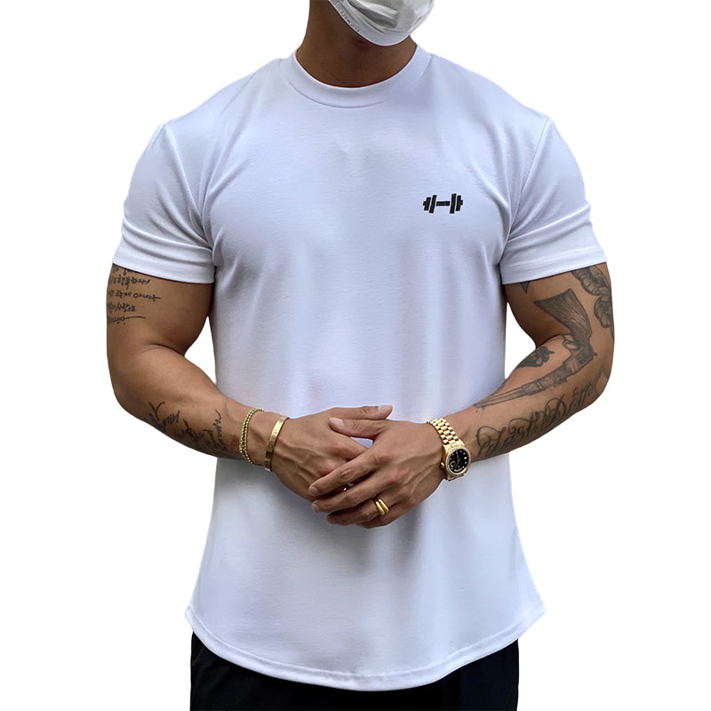I T-Shirt aus Elastischem Sportmaterial