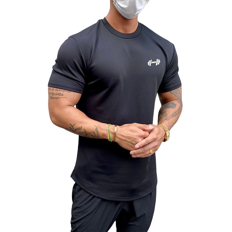 I T-Shirt aus Elastischem Sportmaterial
