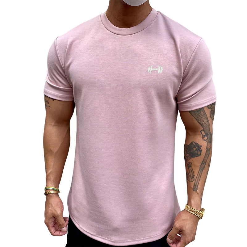 I T-Shirt aus Elastischem Sportmaterial
