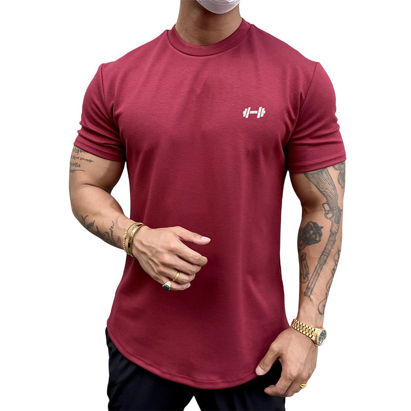 I T-Shirt aus Elastischem Sportmaterial