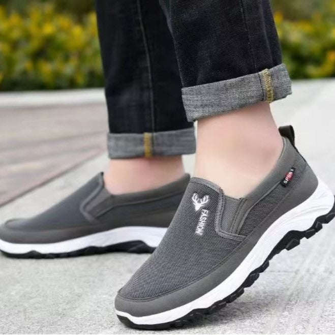 Herren Slip-On Mesh Turnschuhe