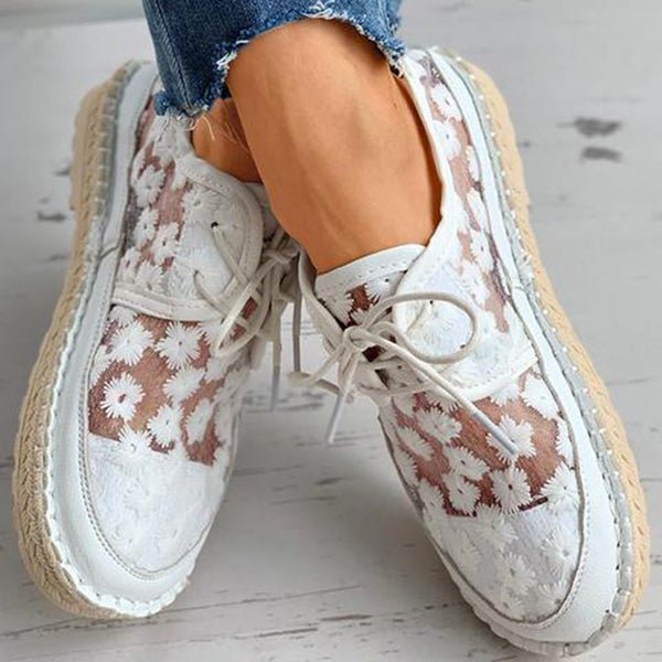 Bestickte Sneakers – Liz