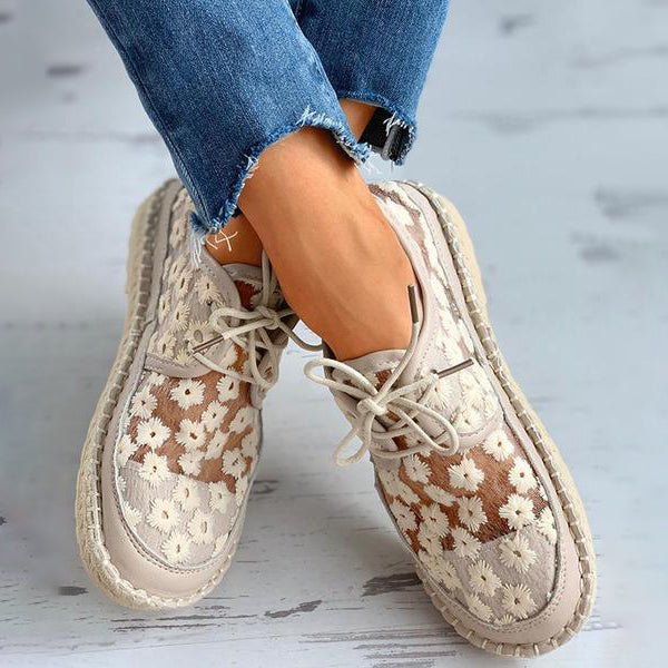 Bestickte Sneakers – Liz