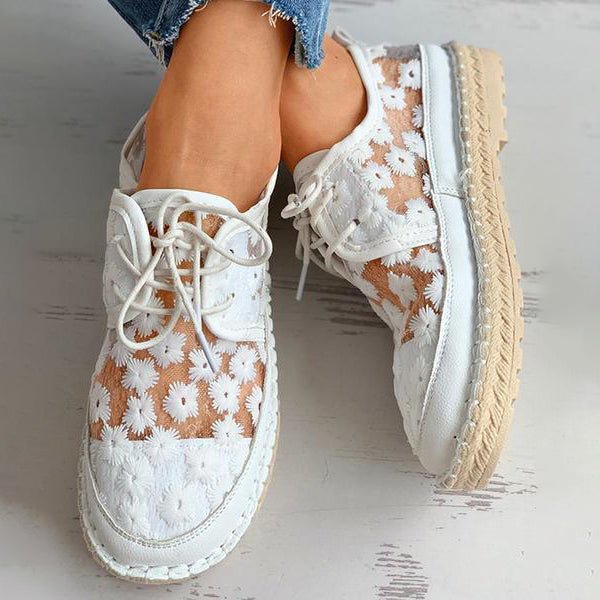 Bestickte Sneakers – Liz