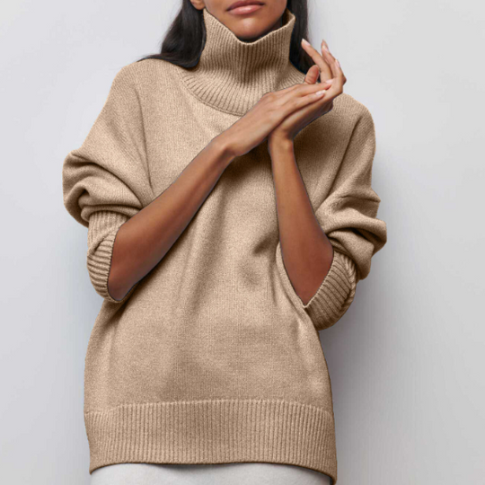 Weicher Oversized Rollkragenpullover