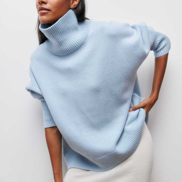 Weicher Oversized Rollkragenpullover