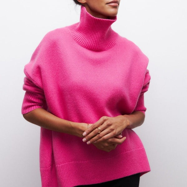 Weicher Oversized Rollkragenpullover