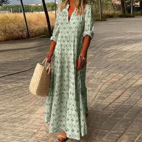 Sommer Boho Kleid Maxi