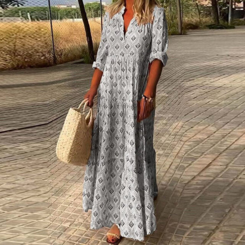 Sommer Boho Kleid Maxi