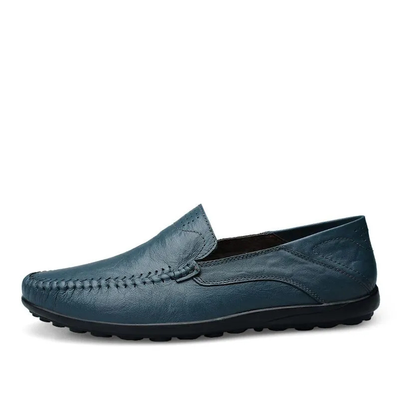 Herren Sommer Loafer Schwarz