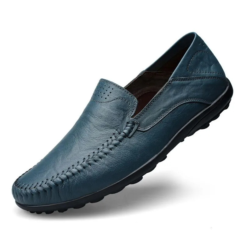 Herren Sommer Loafer Schwarz