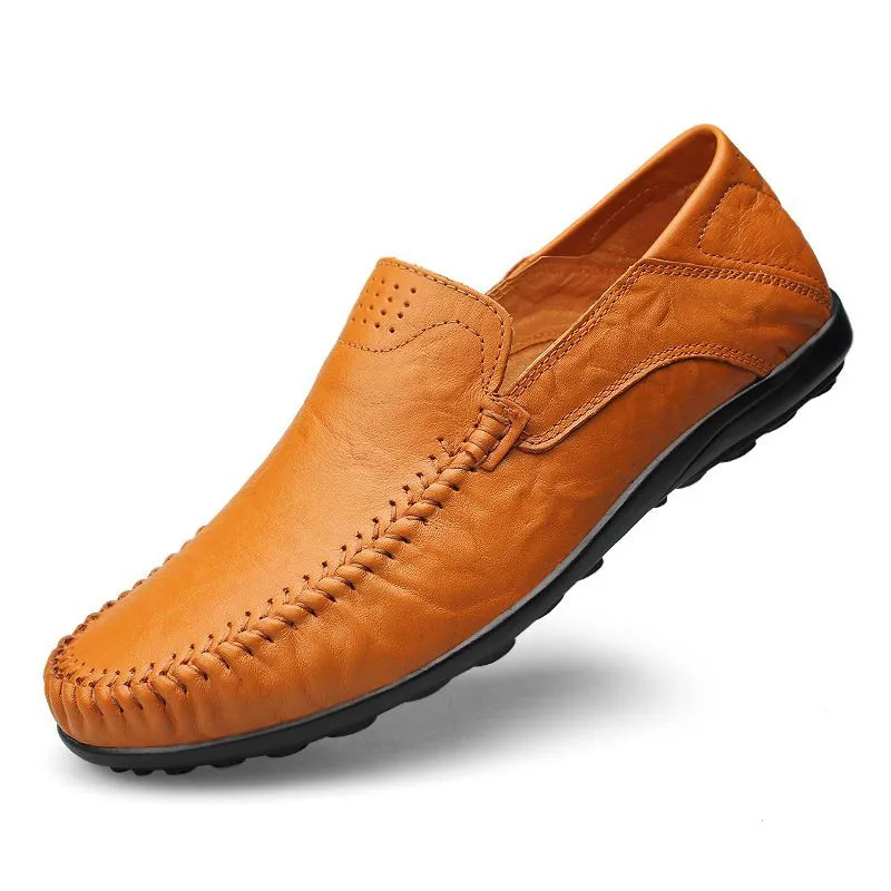 Herren Sommer Loafer Schwarz