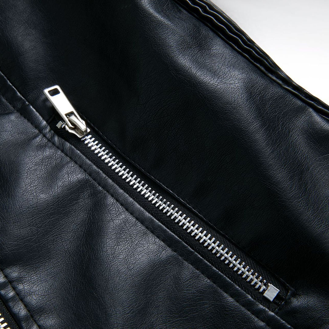 Stylische Lederjacke