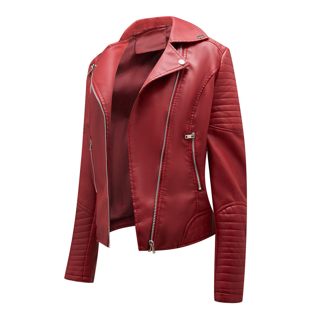 Stylische Lederjacke