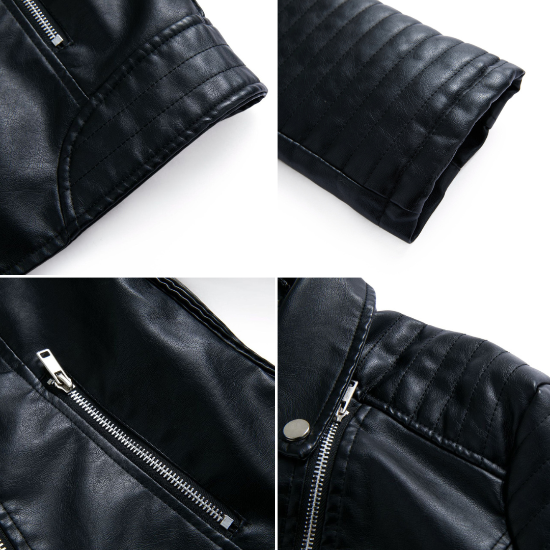 Stylische Lederjacke