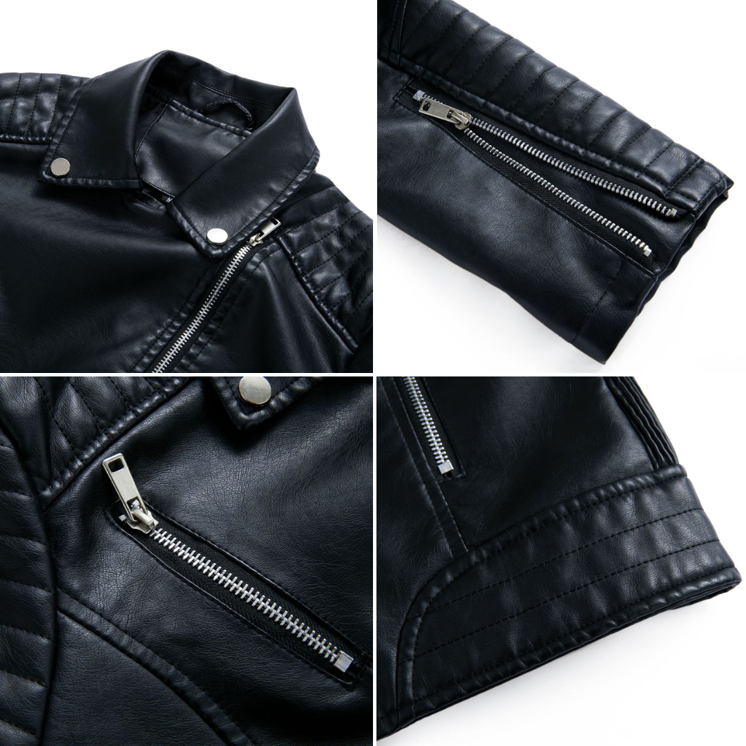 Stylische Lederjacke