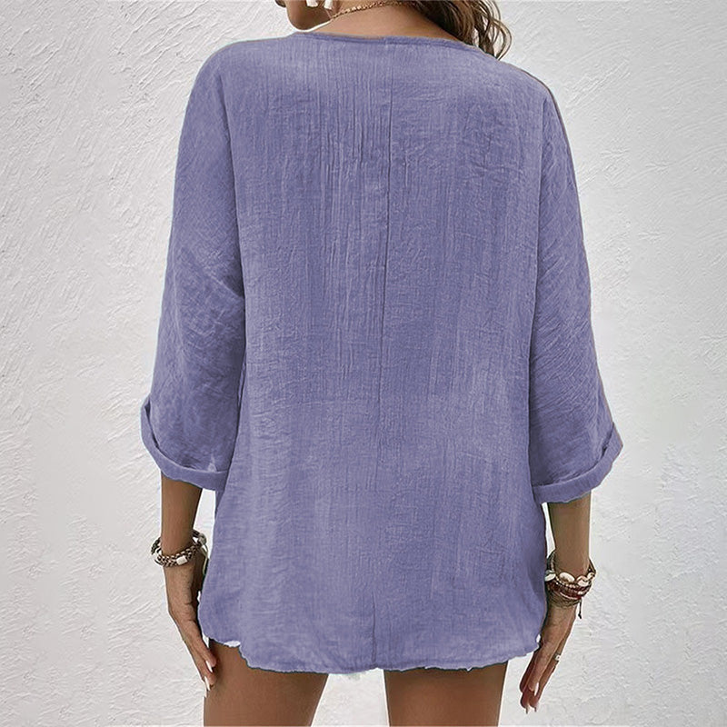 Stylisches T-Shirt mit V-Ausschnitt