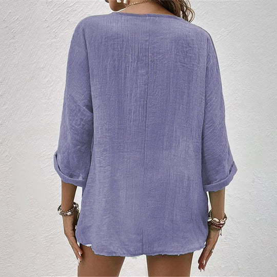 Stylisches T-Shirt mit V-Ausschnitt