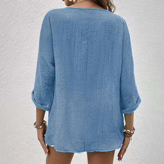Stylisches T-Shirt mit V-Ausschnitt